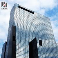 Tempered Frameless Glass Curtain Wall for Construction