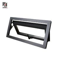 China Supplier Latest Awning Window Designs Aluminum Top Hung Window
