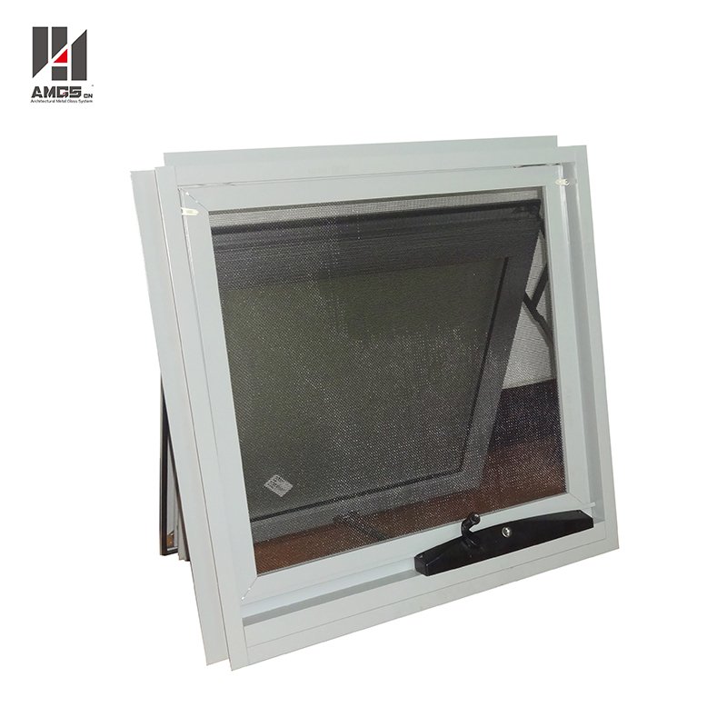 AMGS Tempered Glass Sound Proof Hand Crank Aluminium Awning Windows Aluminum Awning Windows image28