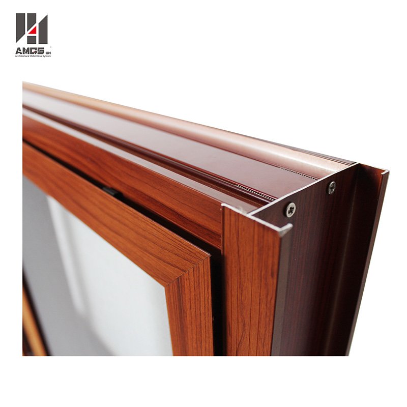 AMGS Modern Wood Grain Aluminum Sliding Windows Aluminum Sliding Windows image16