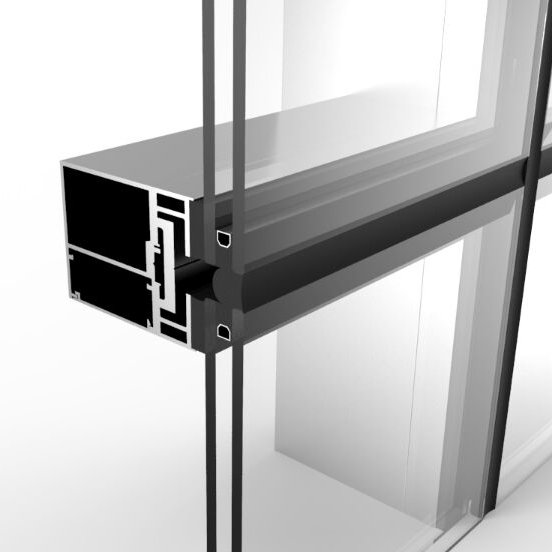 AMGS Exterior Building Frameless Reflection Glass Unitized Curtain Wall Supplier Frameless Glass Curtain Wall image13
