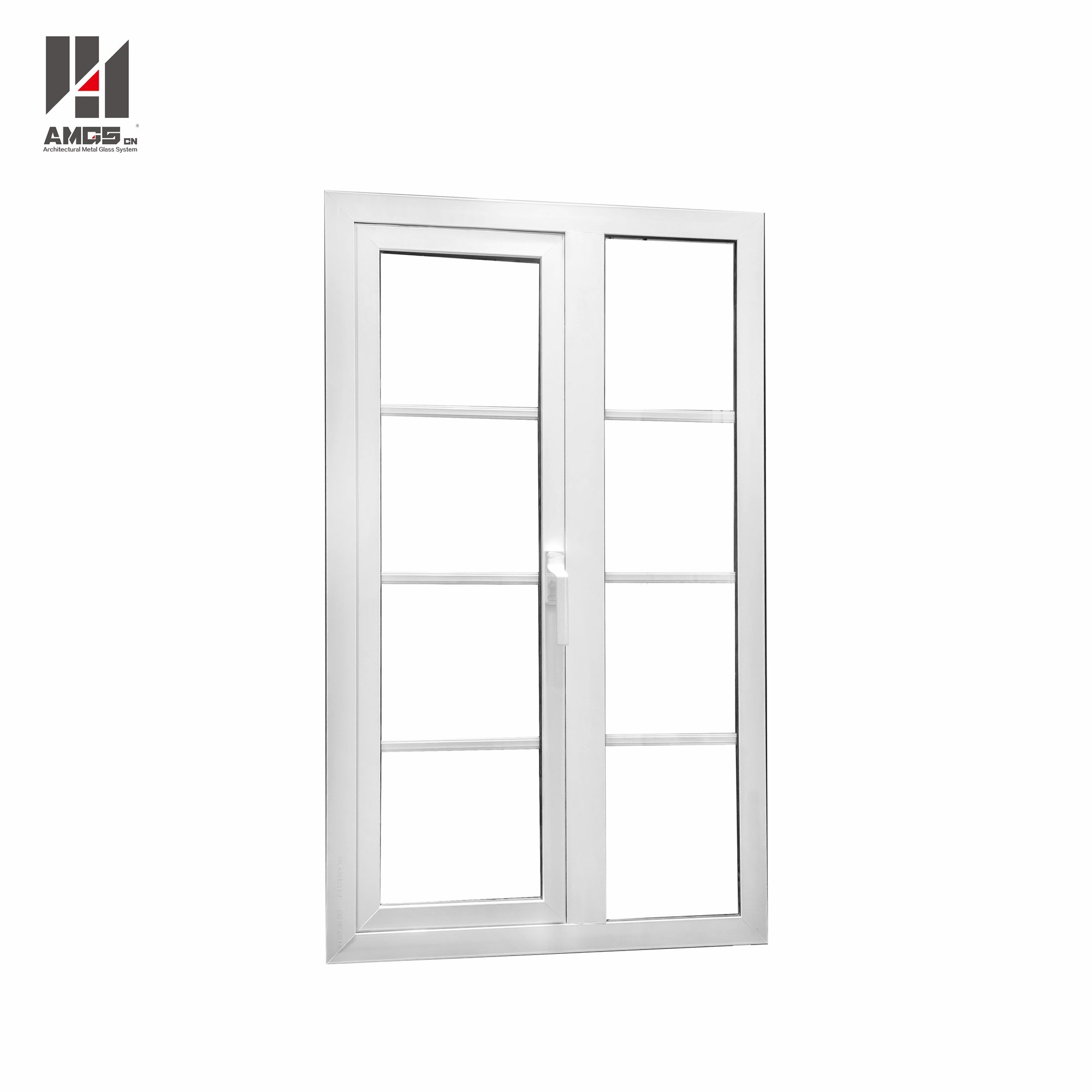 AMGS White Aluminum Casement Doors Windows With Grill Design Aluminum Casement Windows image15
