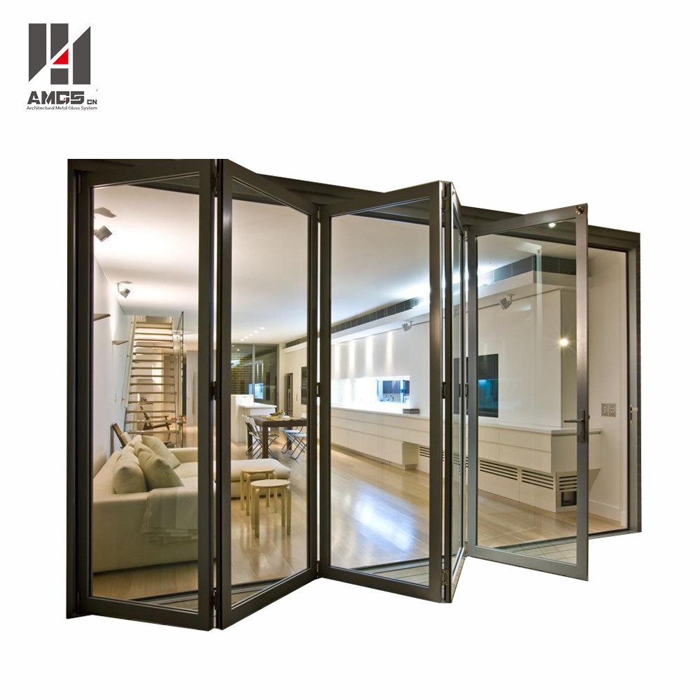 Commercial Exterior Aluminium Bifold Doors For Australian Standard