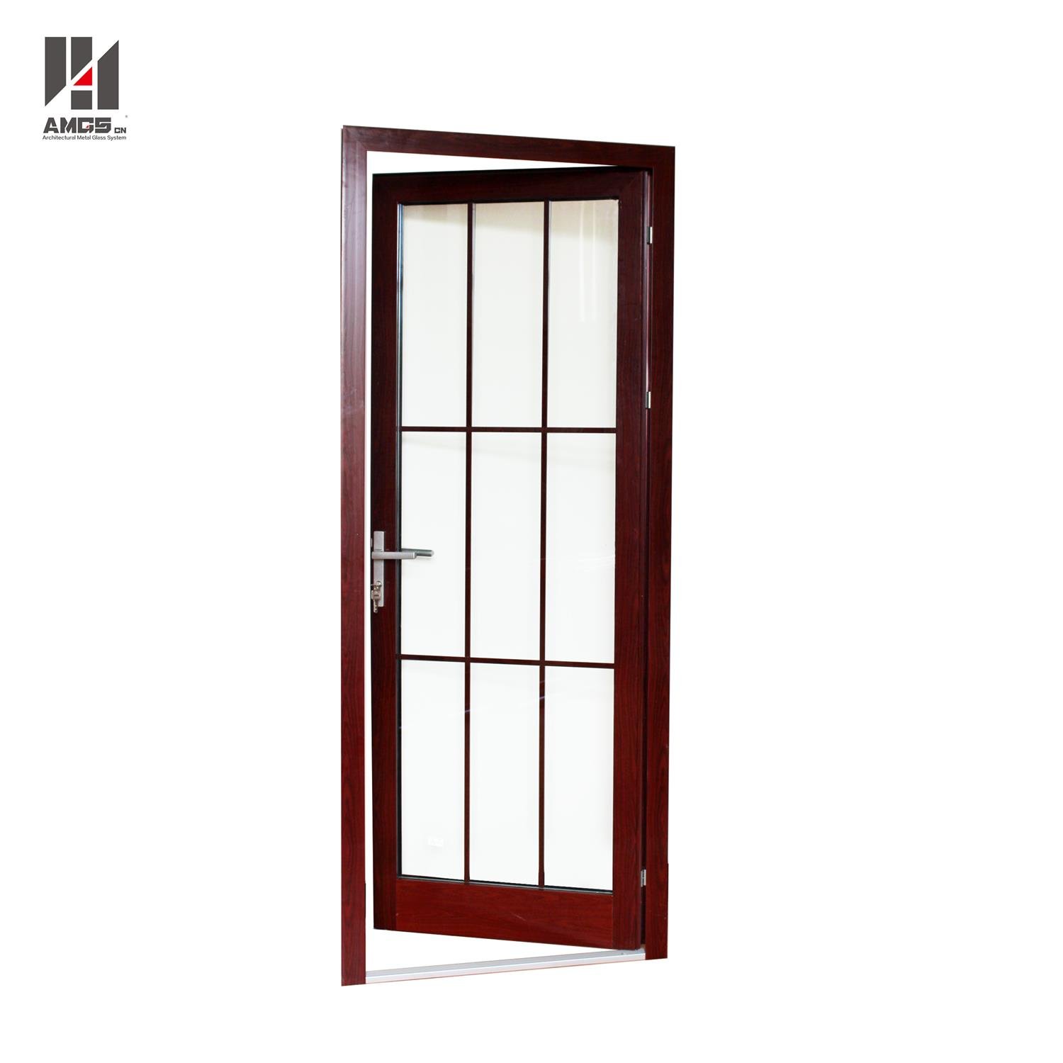 AMGS Aluminum Casement Doors With Australian Standards For Residential Or Commercial Aluminum Swing Doors image11