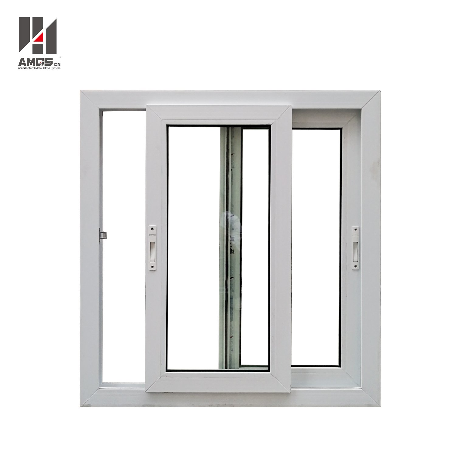 PVC Sliding Window With Double Tempered Glass