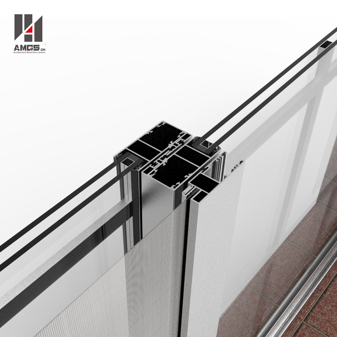 AMGS Aluminium Alloy Sliding Modern Window Grill Design With Powder Coating Aluminum Sliding Windows image11