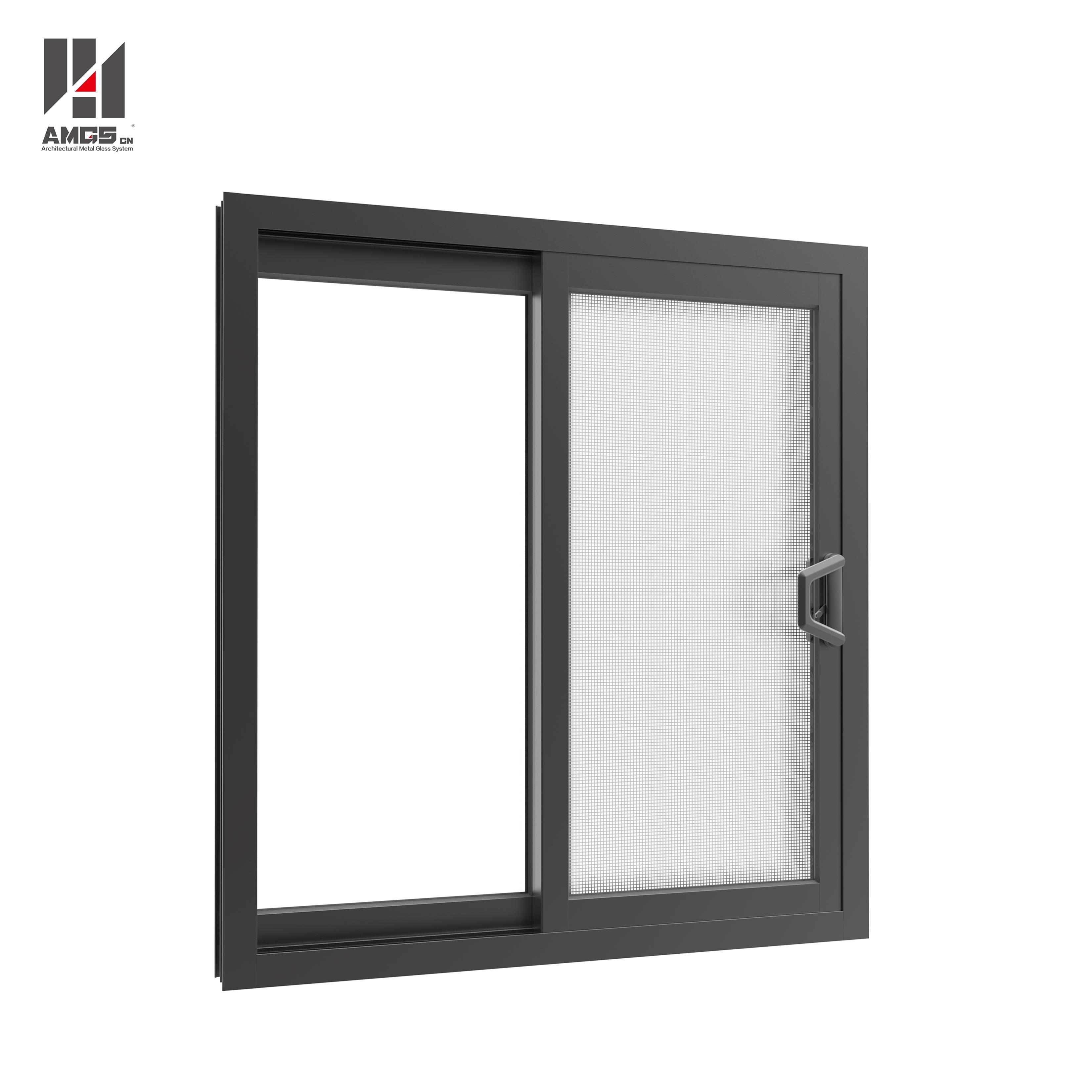 AMGS Australia Style Aluminium Sliding Window With Double Glazing Aluminum Sliding Windows image9