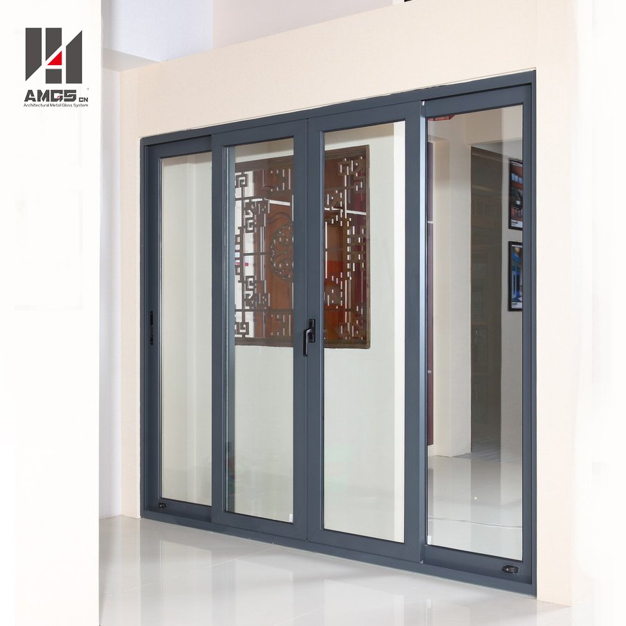 Exterior Balcony Aluminium Profiles Large Sliding Glass Doors