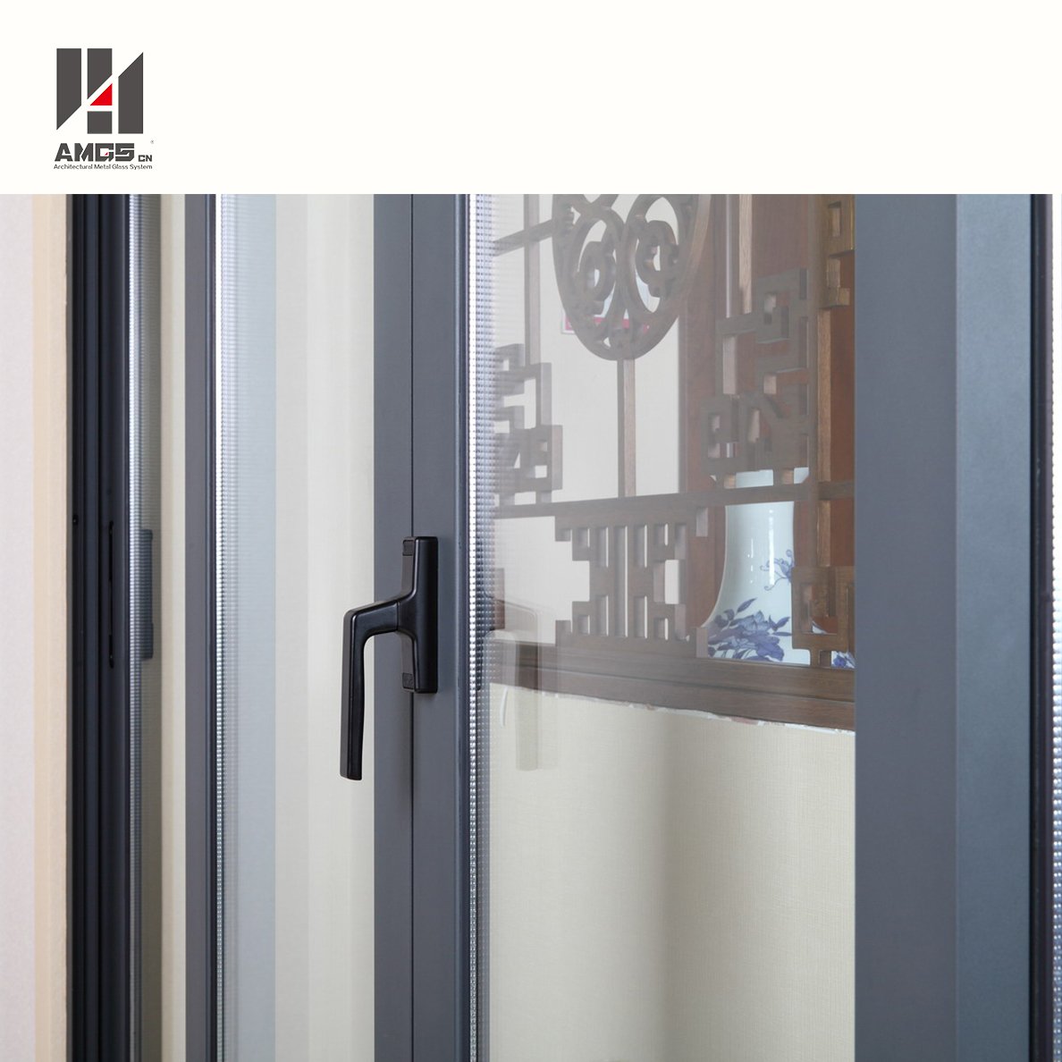 AMGS Exterior Balcony Aluminium Profiles Large Sliding Glass Doors Aluminum Sliding Doors image8