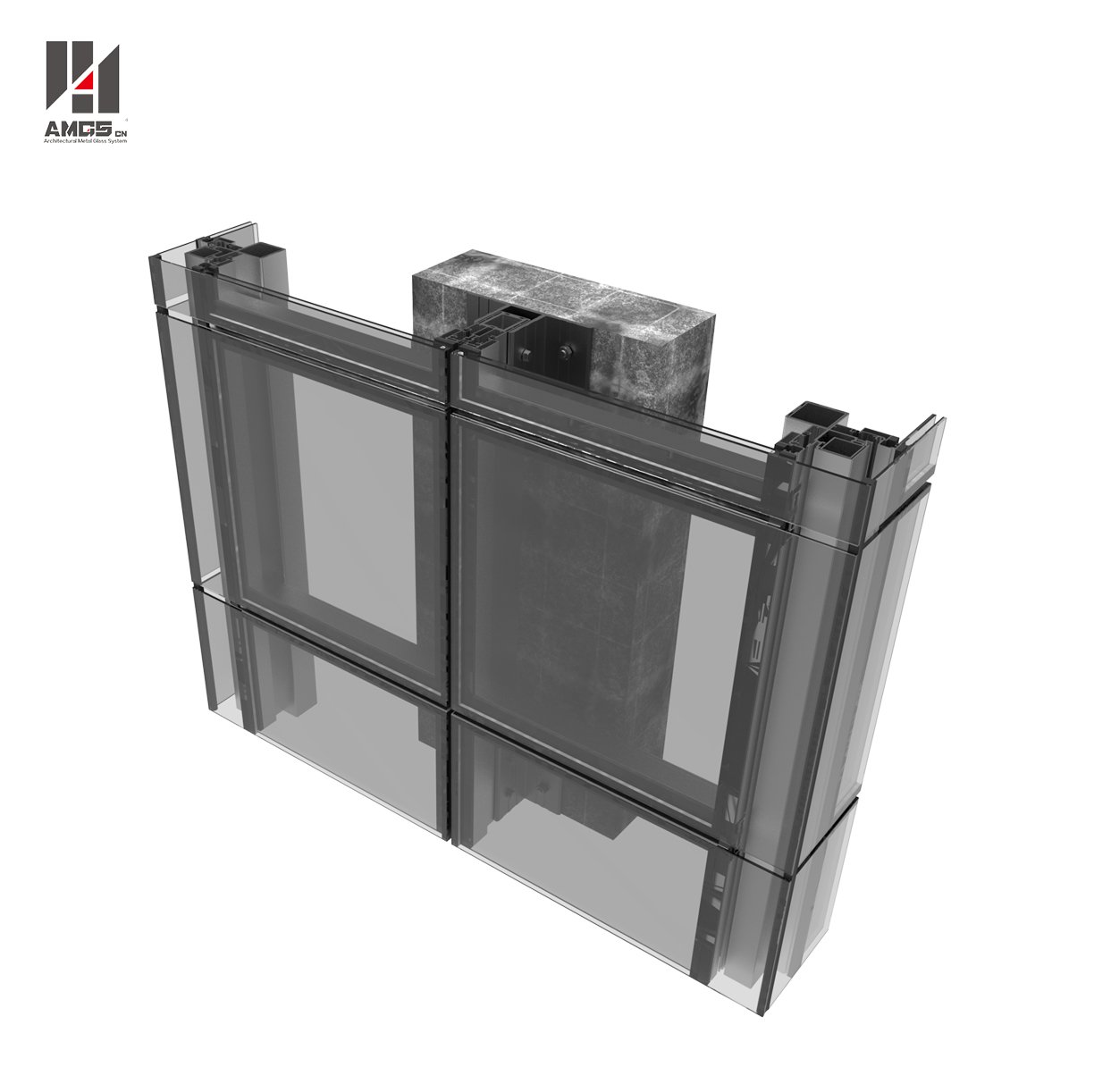 Mirror Reflection Structural Glass Curtain Wall Exterior Building Glass Walls
