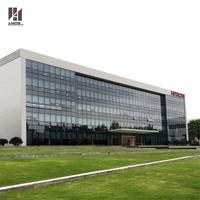 Moden Architecture Exterior Facade Reflective Toughened Glass Curtain Wall