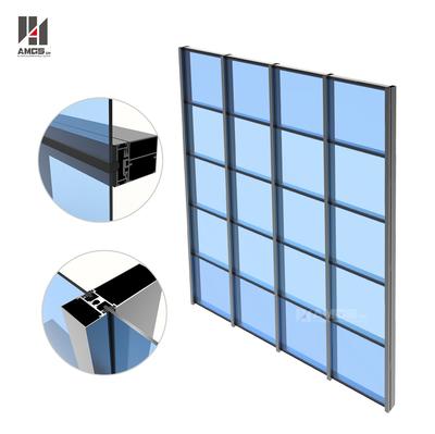 Building Facade Glass Panel Aluminum Glass Curtain Wall Manufacturer
